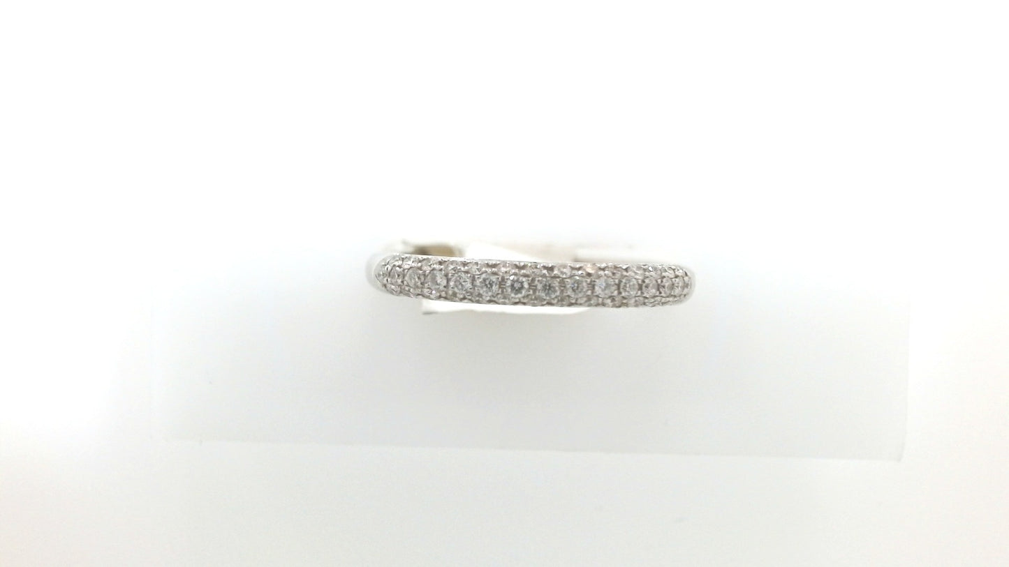 Lady's White 10 Karat Wedding