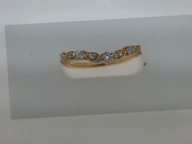 Lady's Yellow 14 Karat Lab Dia