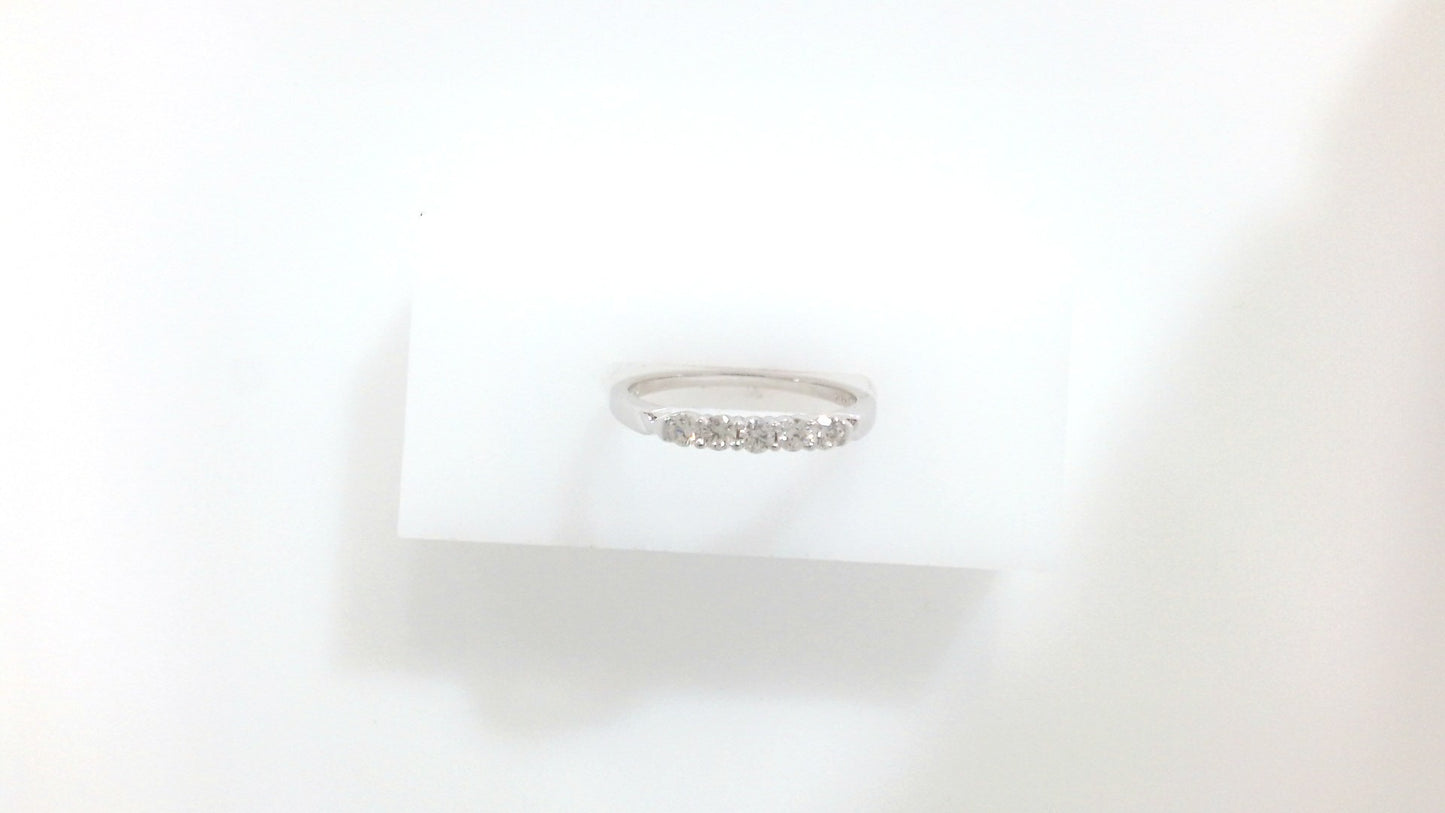 Lady's White 14 Karat Wedding