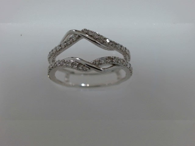 Lady's White 10 Karat Guard An