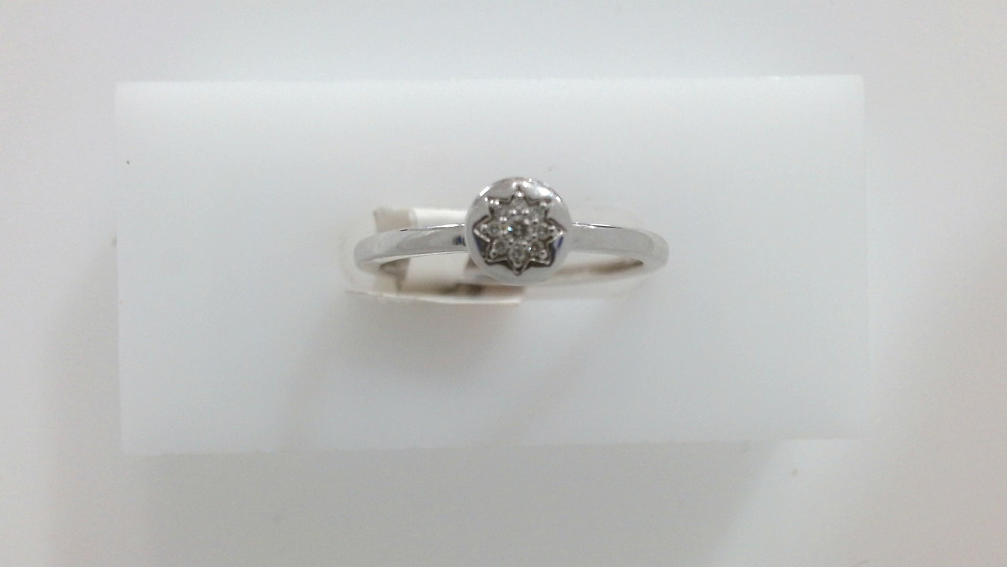 Lady's White 10 Karat Fashion