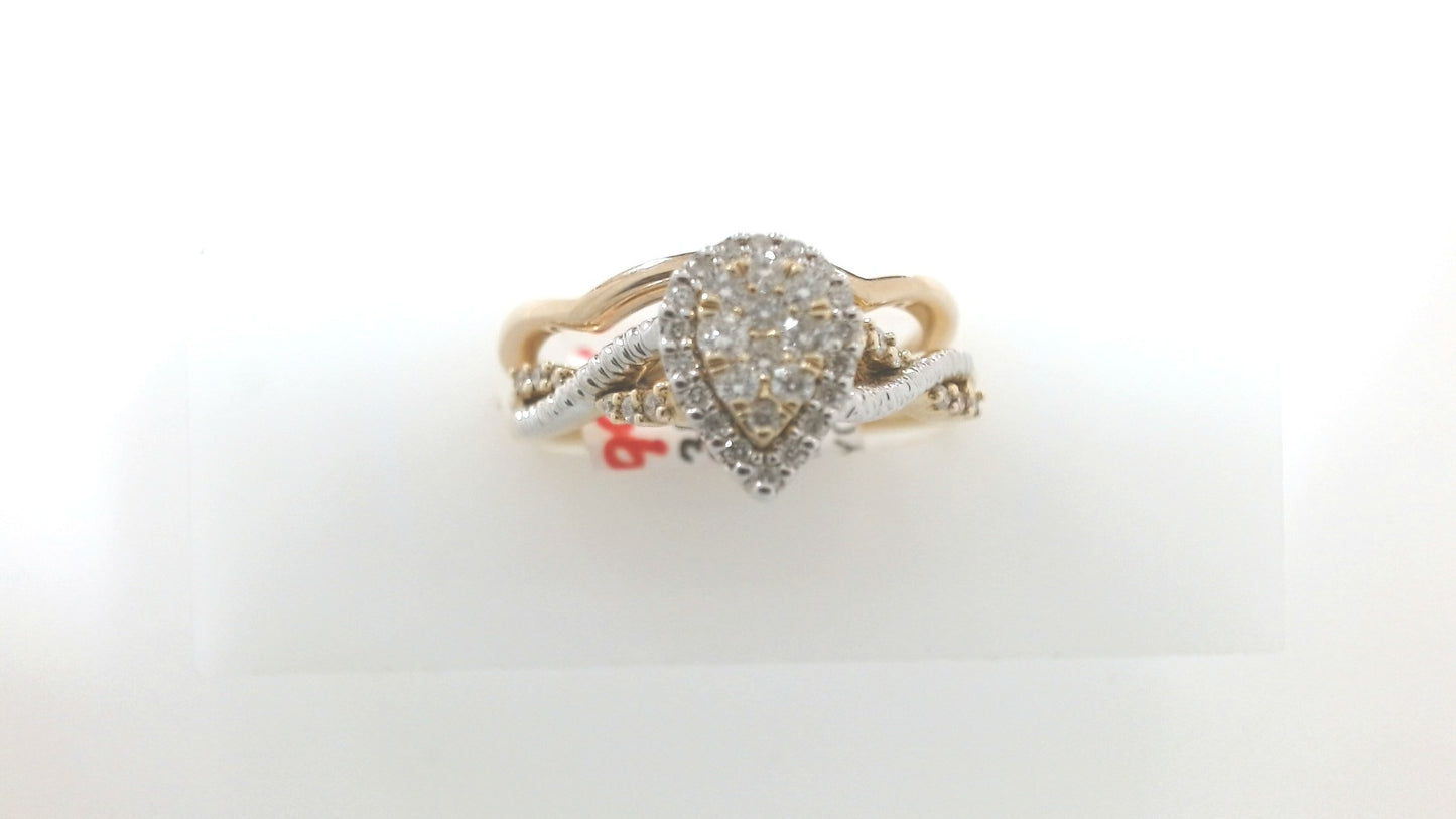 Lady's Yellow 10 Karat Engagem