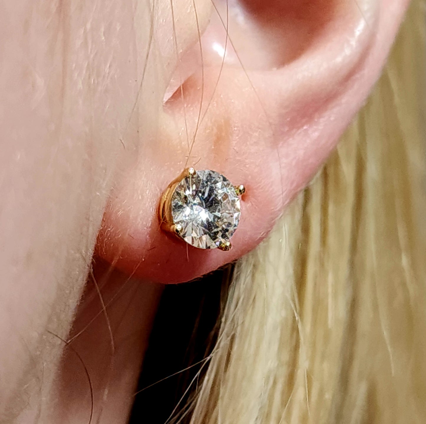 Essential Lab Diamond Stud Earring Set 1ct Each