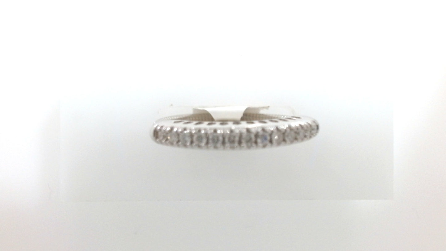 Lady's White 14 Karat Flex Ban