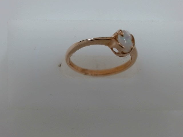 Lady's Rose Gold 10 Karat Oval