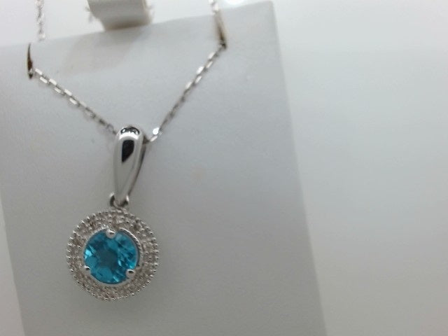 Lady's White 14 Karat 1 Ct Blu