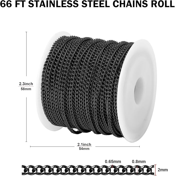 Stainless Steel Gunmetal Black
