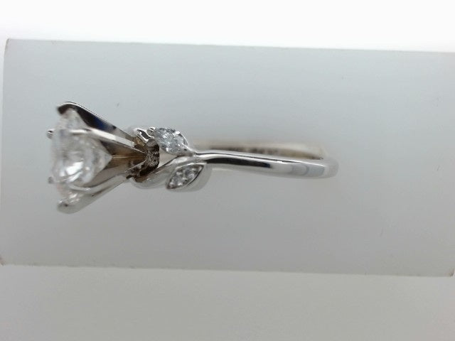 Lady's White 14 Karat Lab Dia