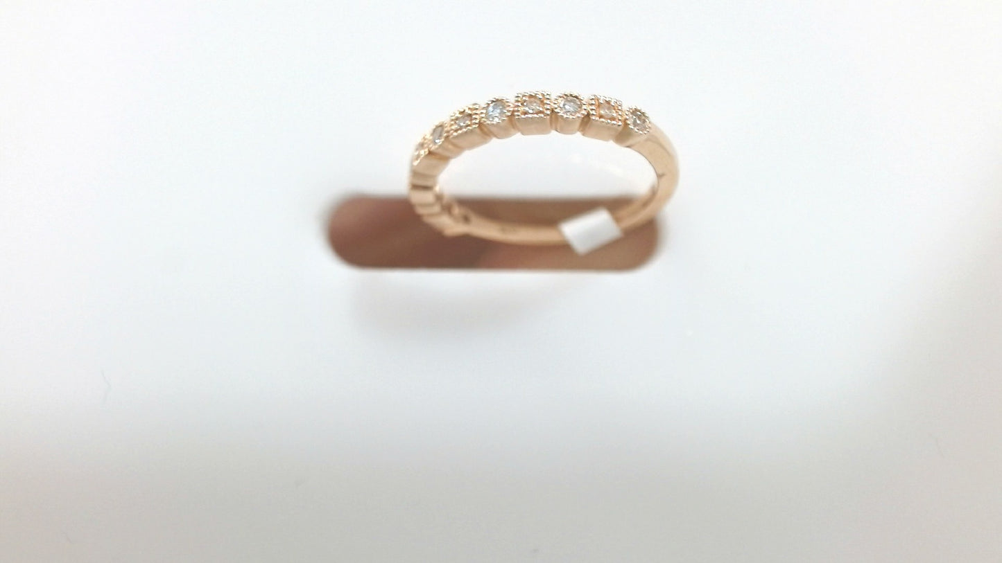 Lady's Rosé 14 Karat Wedding B