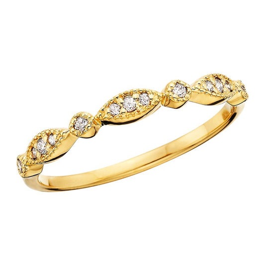 Diamond Wedding Bands  -  Women'