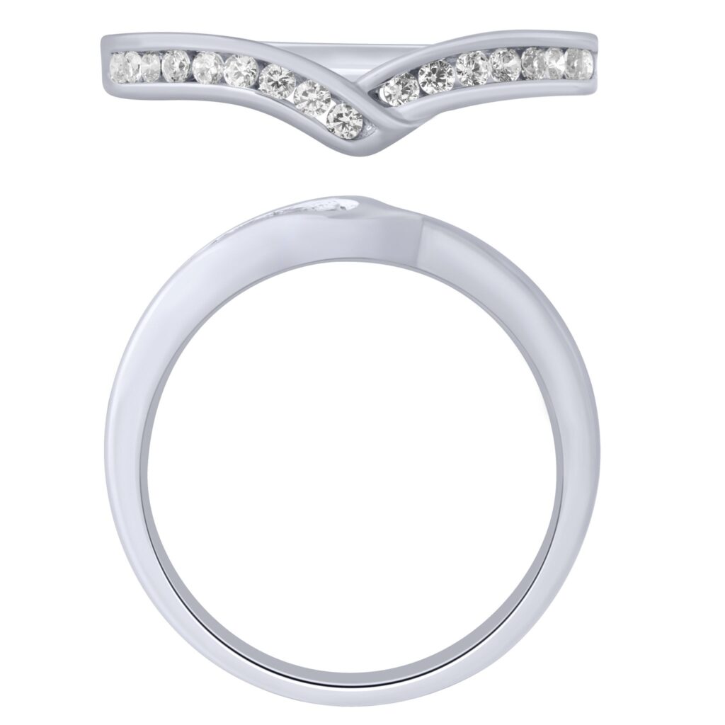 Diamond Wedding Bands  -  Women'