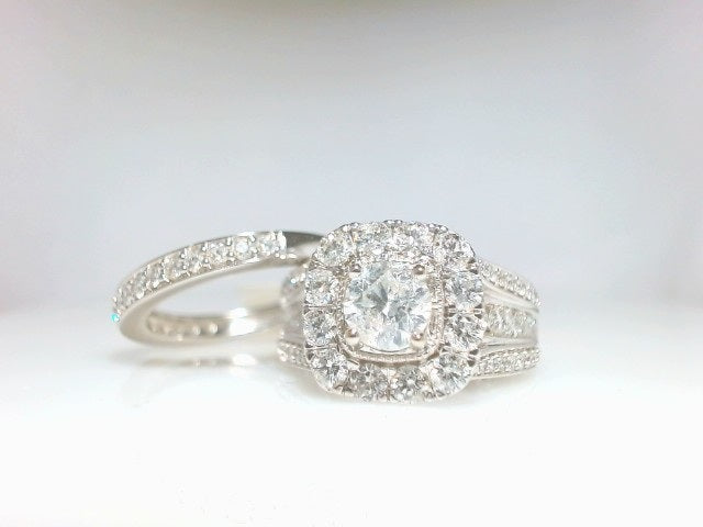 Lady's White 10 Karat Wedding