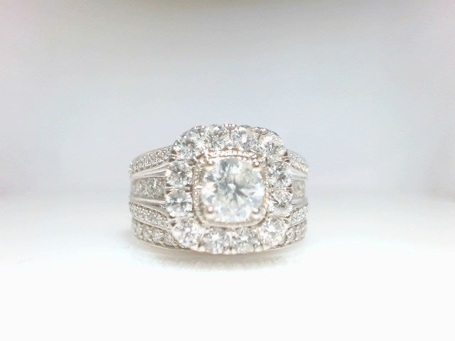 Lady's White 10 Karat Wedding