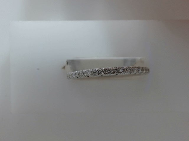 Lady's White 10 Karat Lab Dia