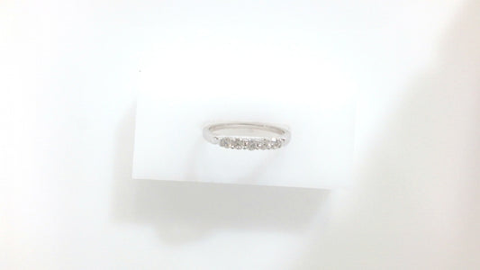 Lady's White 14 Karat Wedding