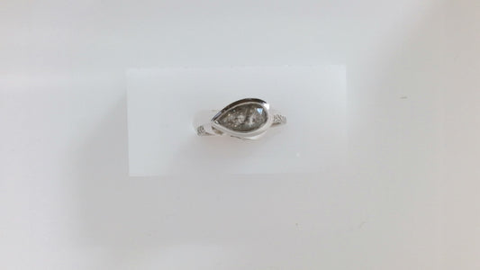 Lady's White 14 Karat Contempo