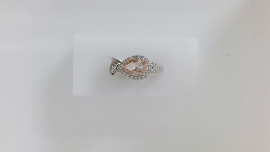 Lady's White 14 Karat Contempo