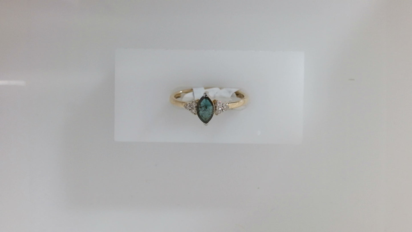 Lady's Yellow 14 Karat Contemp