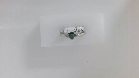 Lady's White 14 Karat Contempo