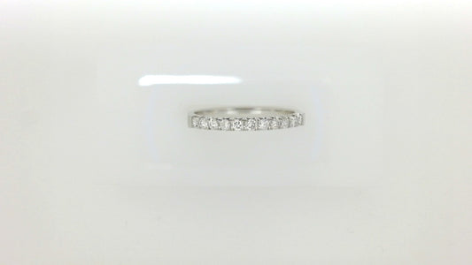 Lady's White 14 Karat Ring Siz