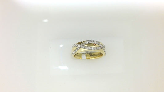 Lady's Yellow 14 Karat Infinit