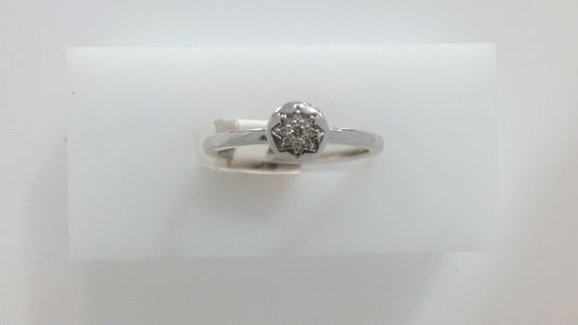 Lady's White 10 Karat Fashion