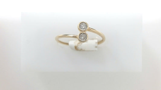 Lady's White 10 Karat Fashion