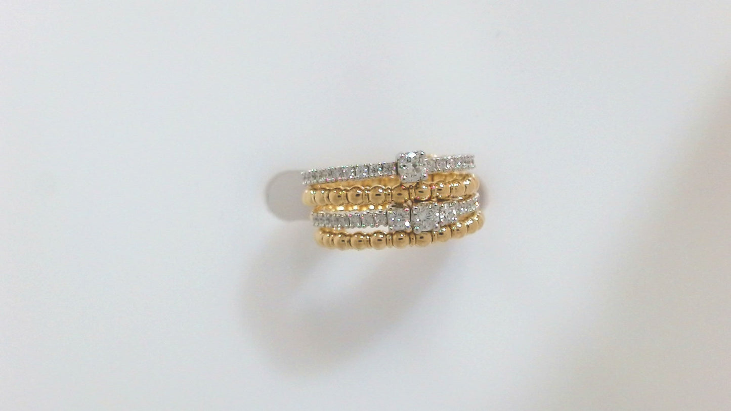 Lady's Yellow 14 Karat Spiral