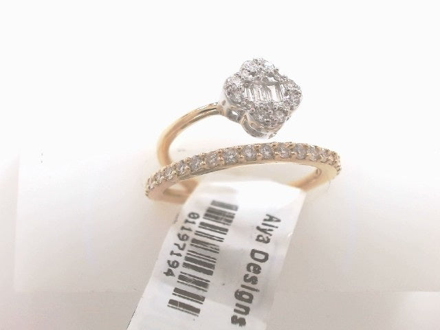 Lady's Yellow 14 Karat 2In1 Ri
