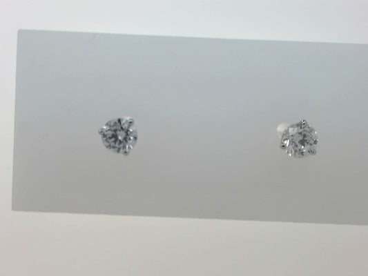 Lady's White 14 Karat Lab Dia