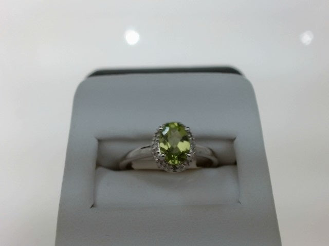 Lady's White 14 Kt Dia/Gen Per
