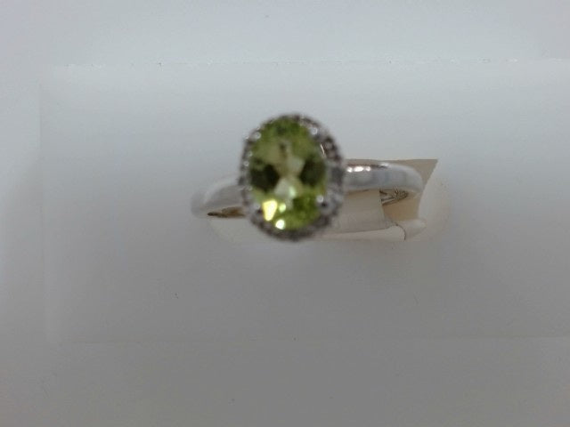 Lady's White 14 Kt Dia/Gen Per