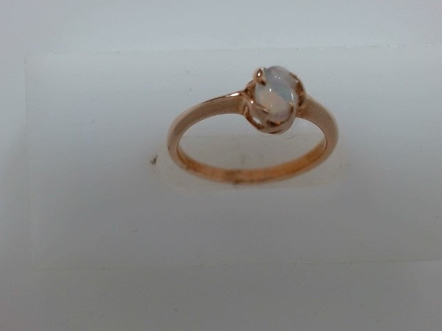 Lady's Rose Gold 10 Karat Oval