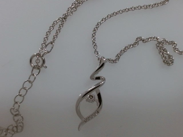 Lady's White Ss Dia .05Tw Danc