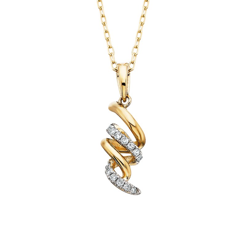 Lady's Yellow 10 Karat Diamond