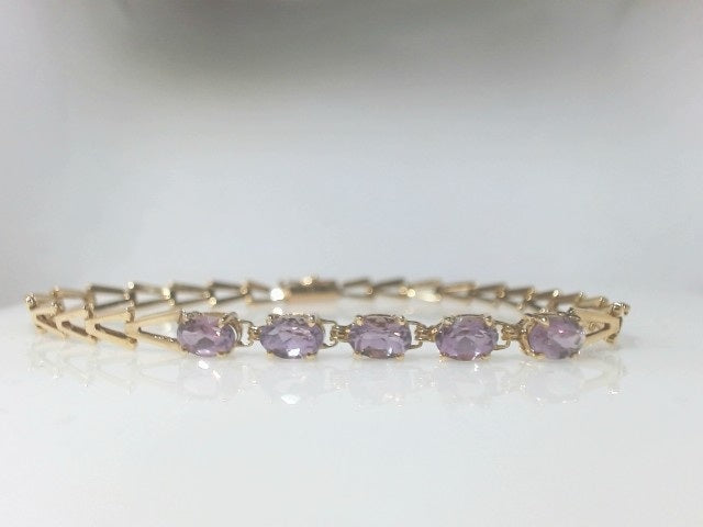 Lady's Yellow 14 Karat Bracele