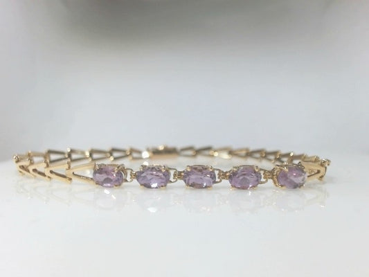 Lady's Yellow 14 Karat Bracele