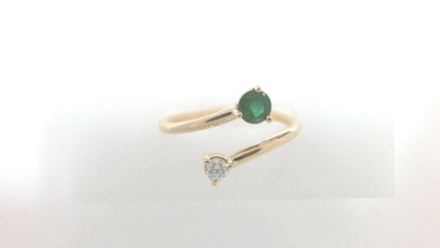 Lady's Yellow 10 Karat Ring Si