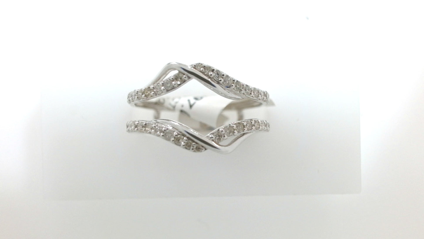 Lady's White 10 Karat Full Ann