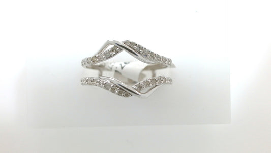 Lady's White 10 Karat Full Ann