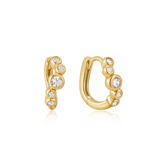 Gold Small Sparkling Tide Hugg