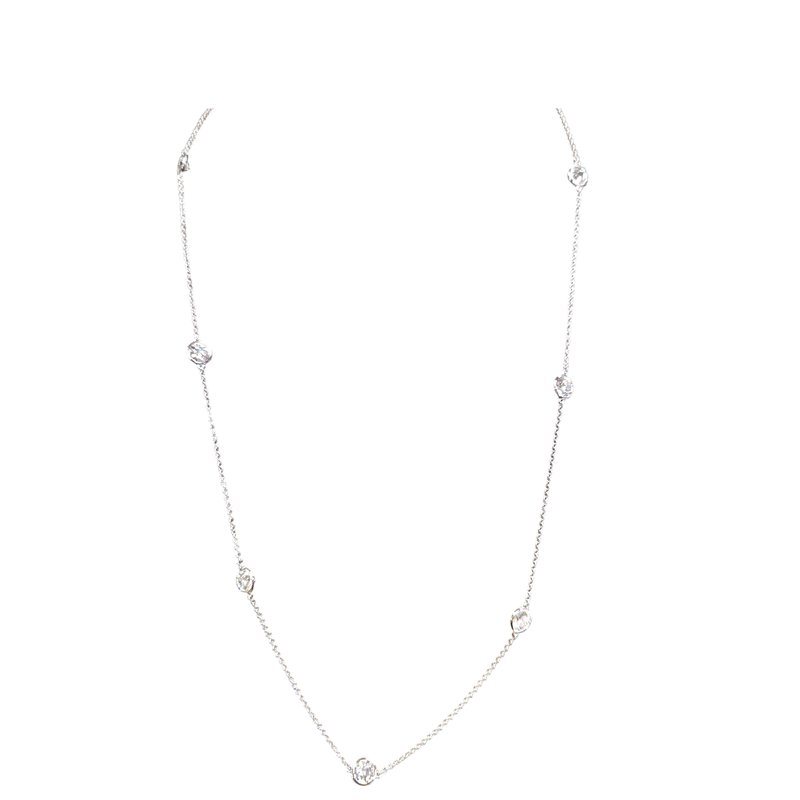14KW Diamonds By the Yard Neck