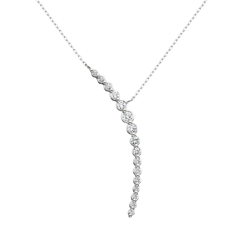 Floating Diamond Necklace 1/4t