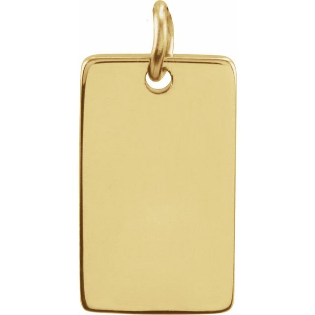 14K Yellow Gold Be Posh® Engra