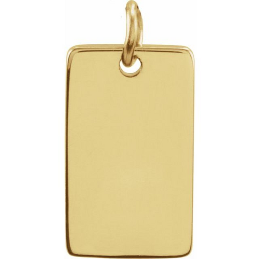 14K Yellow Gold Be Posh® Engra