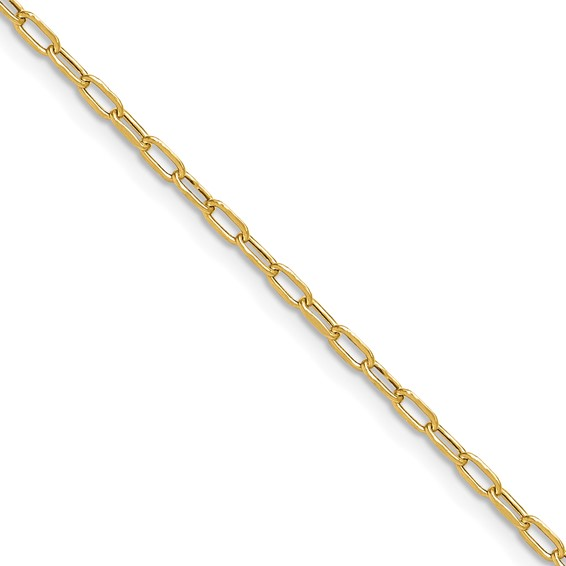 Leslie's Gold Paperclip Link N