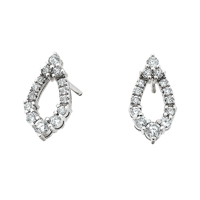 14k White Gold
.27 diamond to