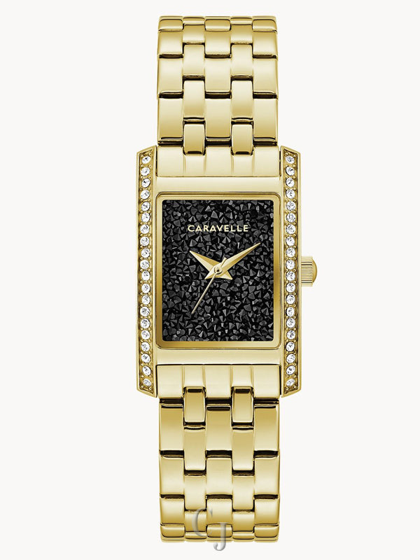 CARAVELLE BY BULOVA DRESS BLACK 44L253