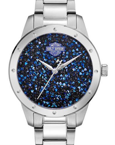 Dial sparkles with blue ultra-