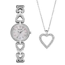 Ladies' Bulova Crystal Accent